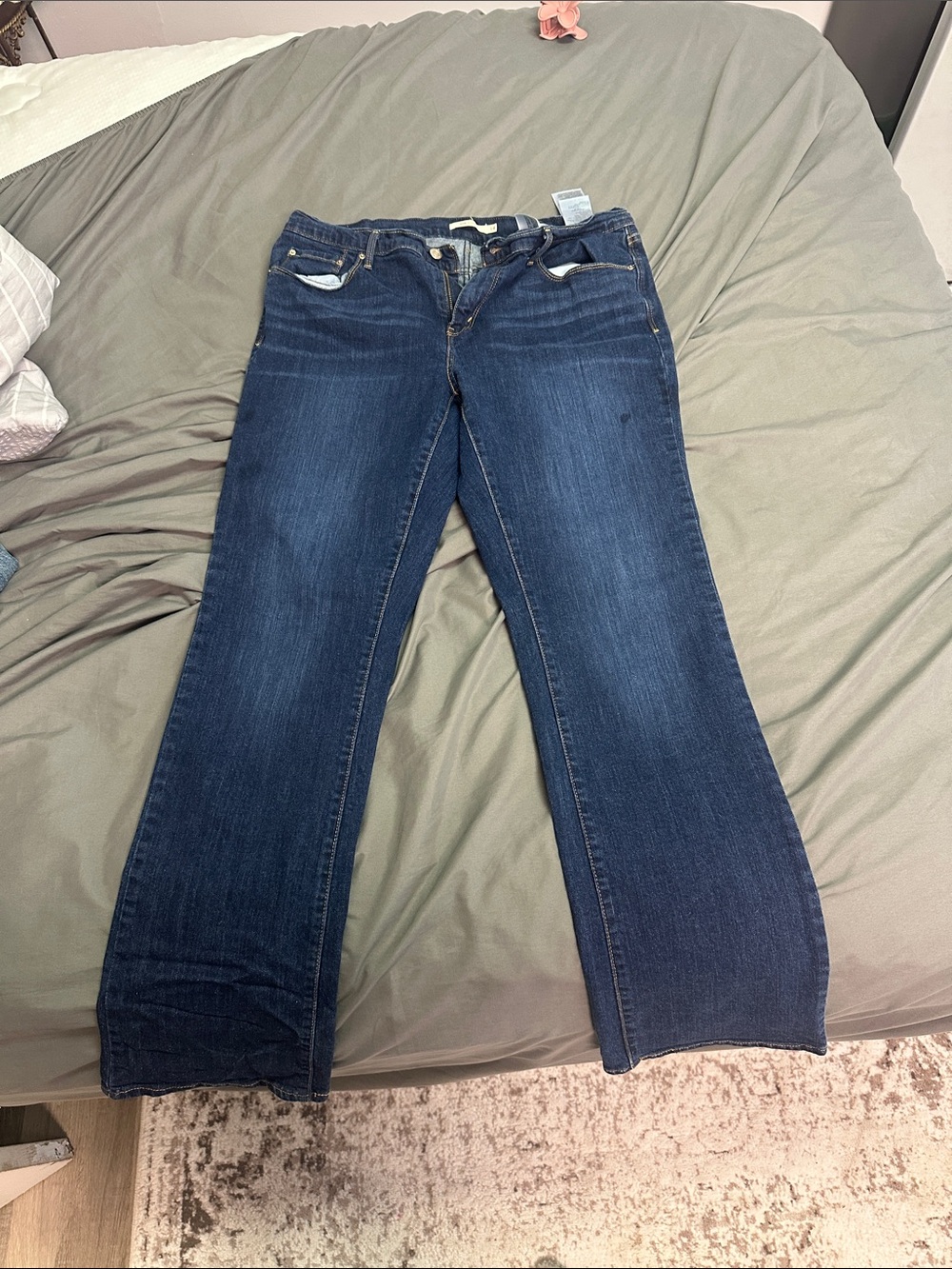 Levi's Women's Dark Blue Flare Jeans